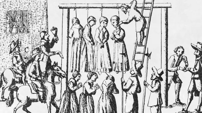 Bruxos ingleses eram executados na forca, não em fogueiras, como no restante da Europa