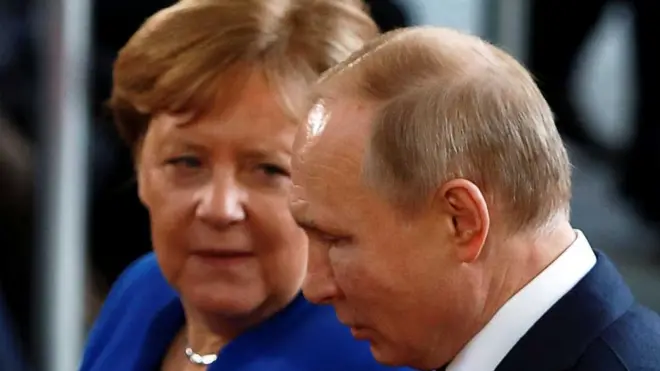 Ангела Меркель, Владимир Путин