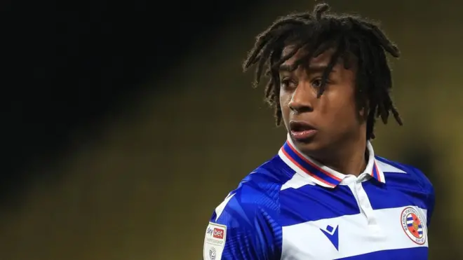 Michael Olise in action for Reading