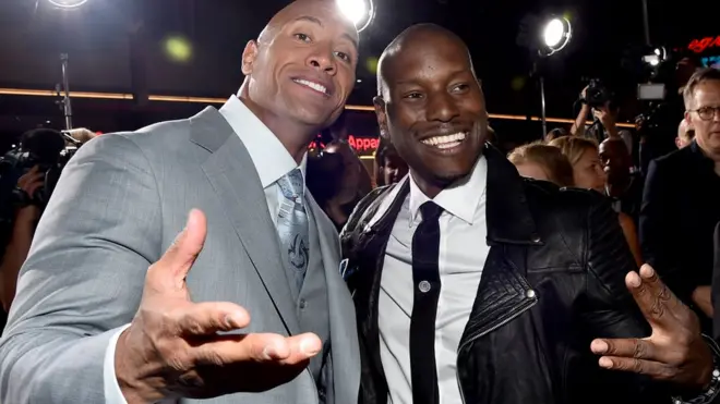 Tyrese Gibson dey blame Dwayne Johnson say na im amke dem postpone di film
