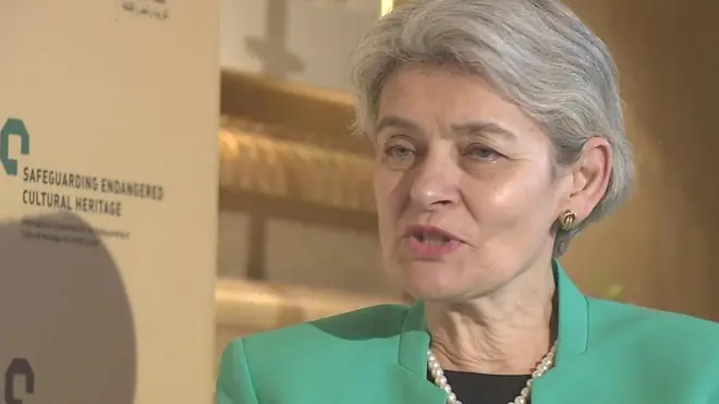 المديرة العامة لمنظمة الأمم المتحدة للتربية والعلوم والثقافة "اليونسكو" إيرينا بوكوفا