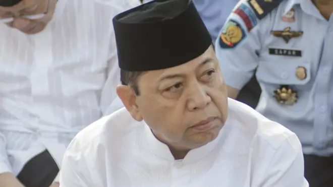 Setya Novanto dihukum penjara 15 tahun dalam kasus e-KTP pada April 2018.