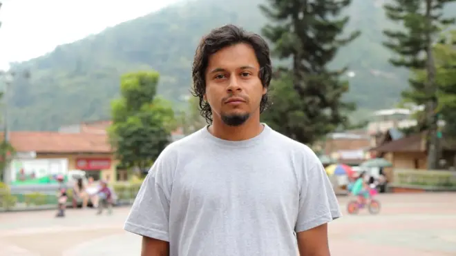 Robinson Mejía forma parte del Colectivo Socioambiental Juvenil de Cajamarca que se opuso a la minería en Cajamarca.