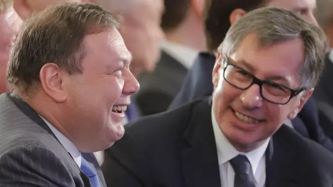Бизнесмены Михаил Фридман и Петр Авен