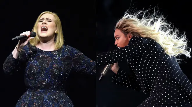 Las cantantes Adele y Beyoncé serán las protagonistas de la 59ª edición de los premios Grammy.