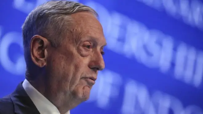 周六（6月2日）美国国防部长詹姆斯·马蒂斯说，美国会继续向台湾提供防务装备和服务，反对改变台海现状的努力。