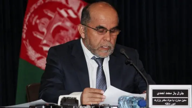 آقای احمدی گفت که ۱۲۱ کارخانه تولید هروئین نابود شده است