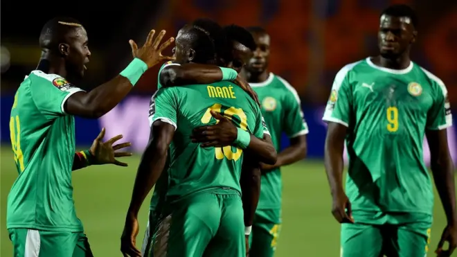 Wachezaji wa Senegal