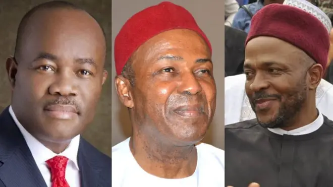 Godswill Akpabio, Ogbonnaya Onu, Chukwuemeka Nwajiuba