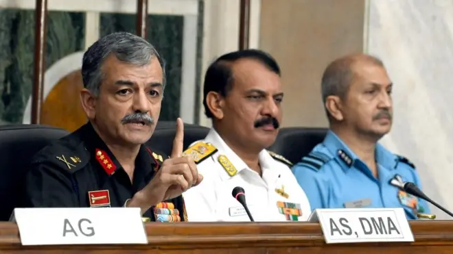 भारतीय सेनाओं के प्रमुख