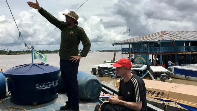 Бруно Перейра (слева) и Дом Филлипс в 2018 году