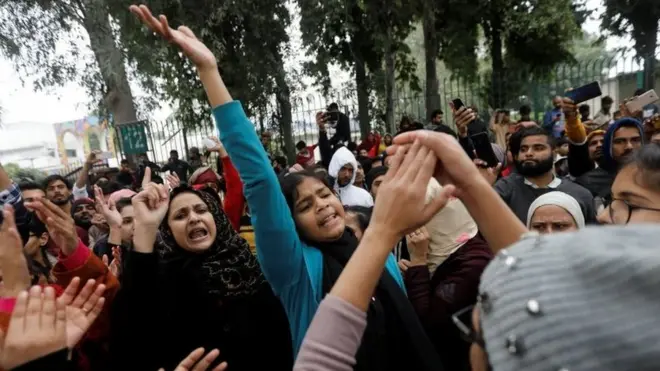 जामिया में प्रदर्शन