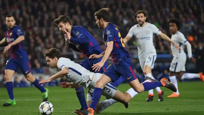 برشلونة وتشيلسي