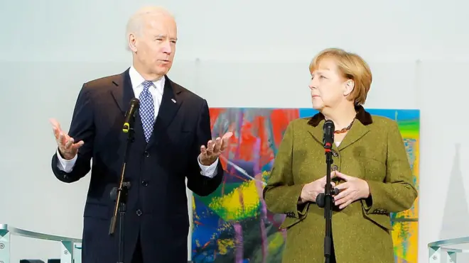 байден, меркель