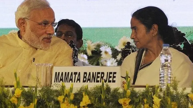 नरेंद्र मोदी और ममता बनर्जी