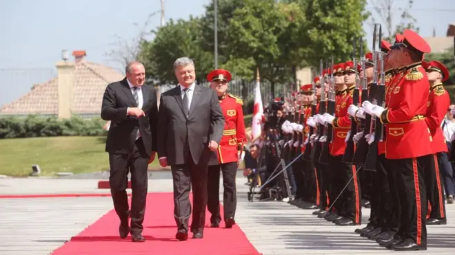 Порошенко и Маргвелашвили