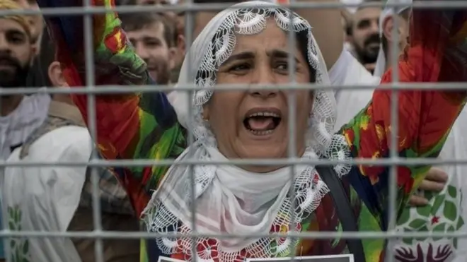 Сторонники Селахаттина Демиртаса