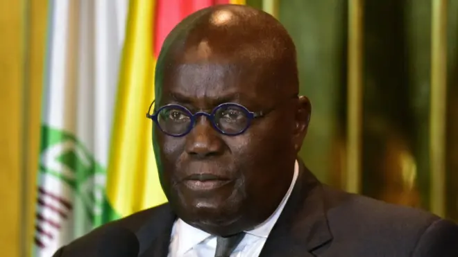 President Akufo-Addo talk say, "Na cultural matter if you like… I no think say for Ghana now, people 'plenty' wey wan make we change di law but something like that fit happen."