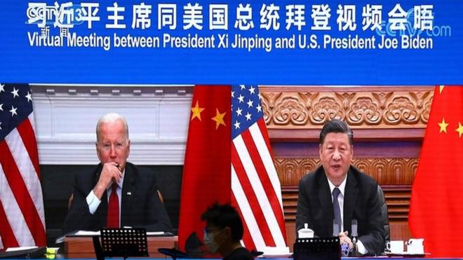 Virtual meeting between Xi and Biden