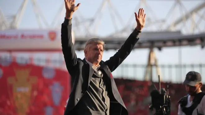 Arsene Wenger for im send-off for Emirates Stadium - 6 May, 2018