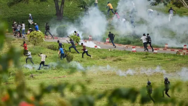 Manifestation des étudiants en Côte d'Ivoire dispersée par les forces de l'ordre