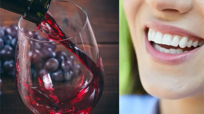 రెడ్‌వైన్, దంతాలు