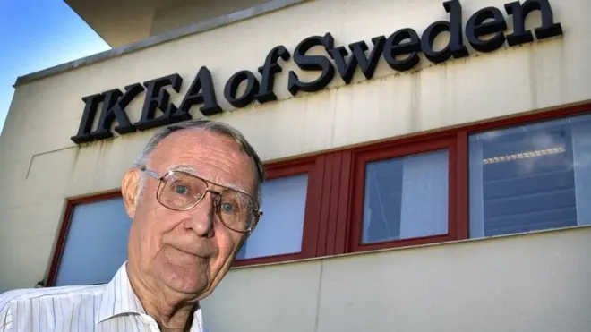 17세에 이케아를 창업한 잉그바르 캄프라드가 지난 27일 사망했다