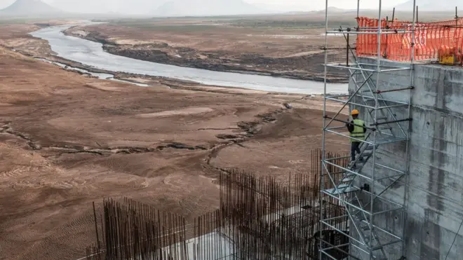 انتهت إثيوبيا من نحو 80 في المئة من عملية بناء السد