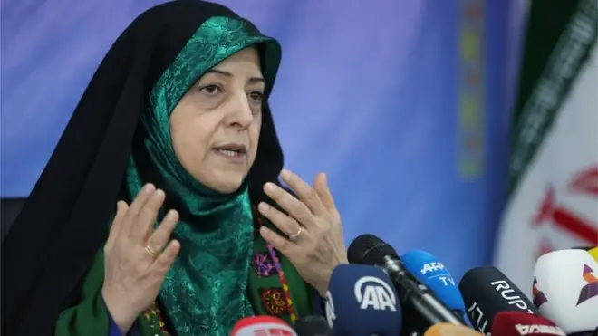 이란 확진자 중에는 마수메 엡테카르 부통령도 포함됐다