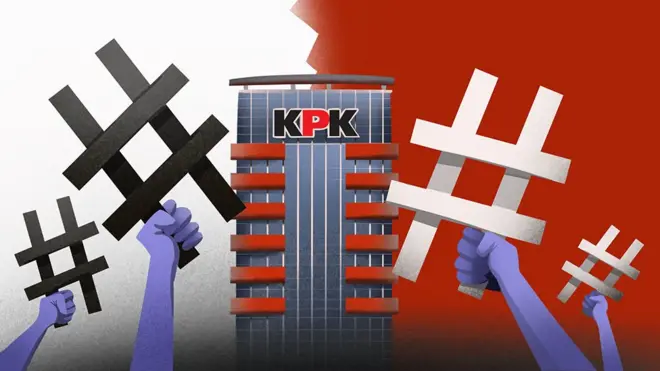 ruu, kpk, tagar, media sosial