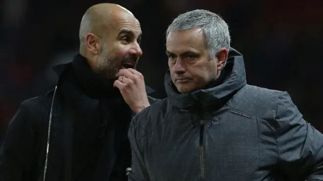 Jose Mourinho na Pep Guardiola