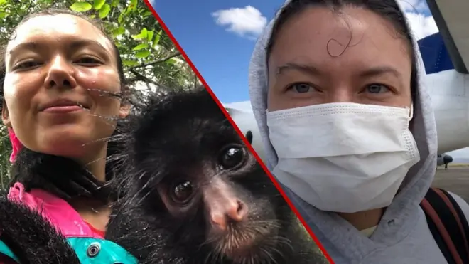 Дарья Крутенюк была в джунглях, когда в мире началась пандемия.