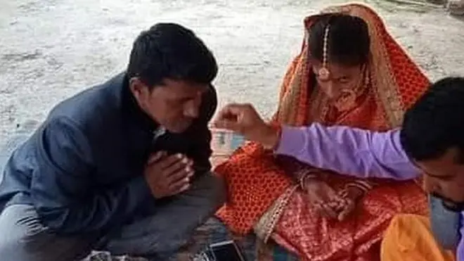 जगदीश और गीता ने मंदिर में शादी कर ली थी