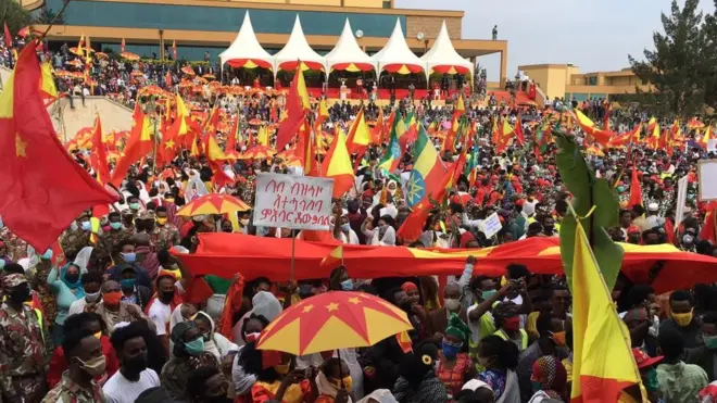 'ሕጊ ምክልኻል ኮቪድ-19 ዝጥሕሱ' ሰልፍታት ህወሓት