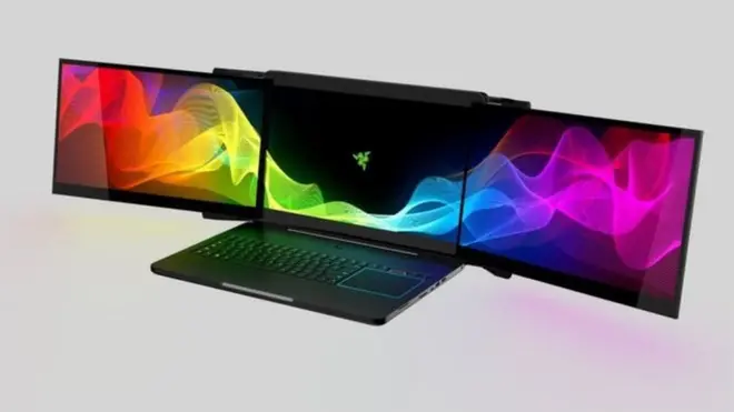 Razer'ın üç ekrana sahip dizüstü bilgisayarı Project Valerie