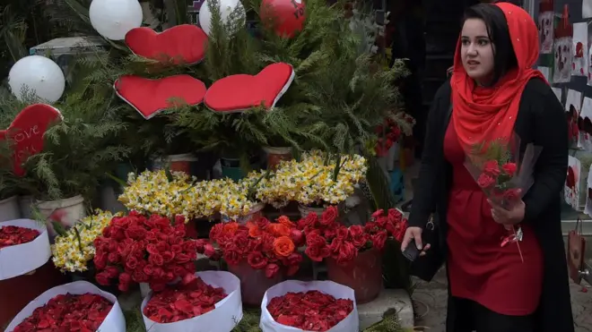 Afganistan'da sevgillier günü