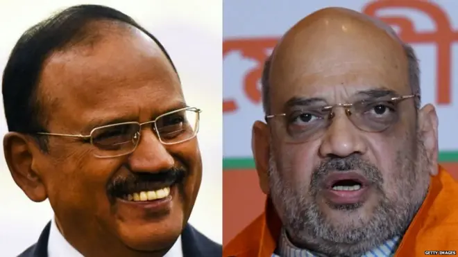 डोभाल और गृहमंत्री अमित शाह