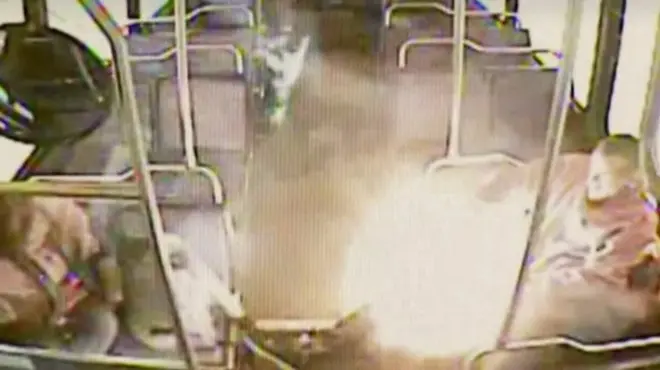 Перед вибухом пасажирка автобуса поскаржилась на те, що чоловік димить.
