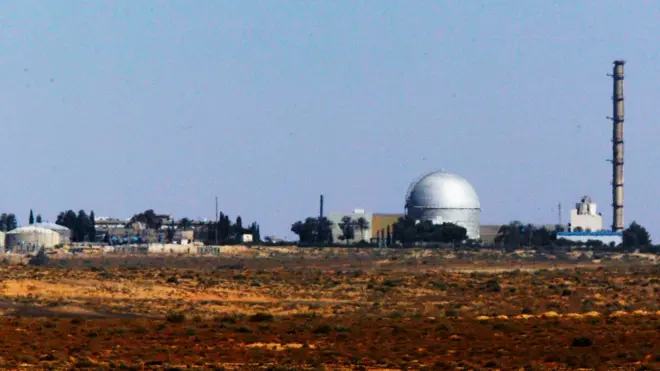 صورة تعود لعام 2004 تظهر موقع مفاعل ديمونا