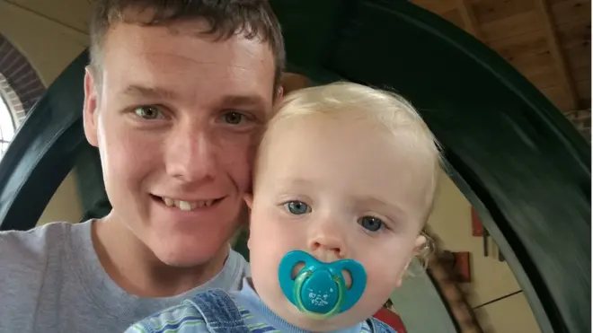 Gareth, from Dorset, now has a son