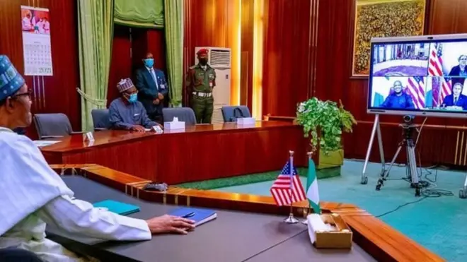 Buhari ati Blinken n se ipade lori ayelujara
