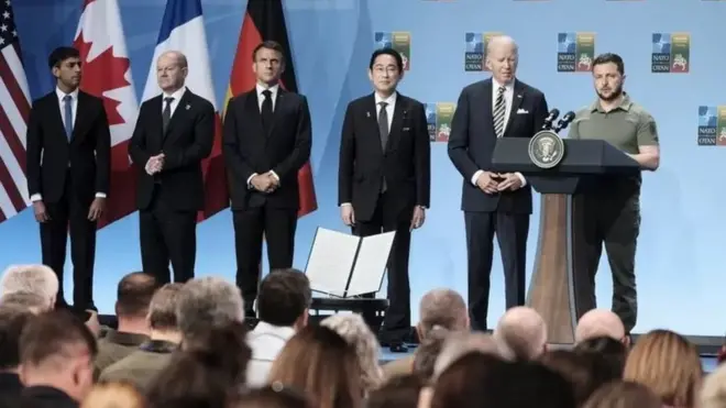 Вильнюсдаги НАТО саммитида НАТОга аъзо давлатлар раҳбарлари айтишди: Украина НАТОга қачонки иттифоқчилар рози бўлишса ва шартлар бажарилса қўшилади