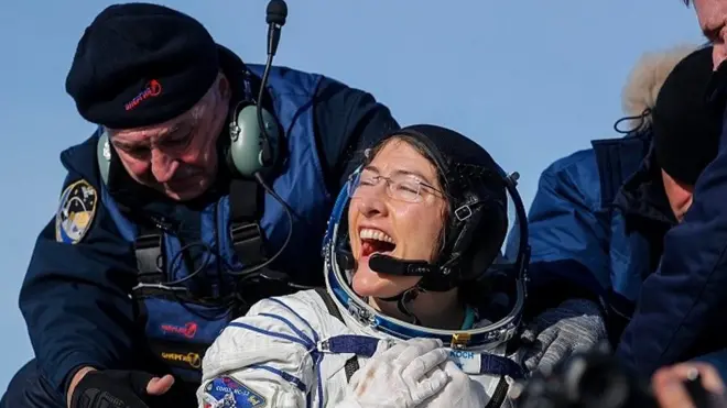 أمريكية تسجّل رقماً قياسياً جديداً في الفضاء