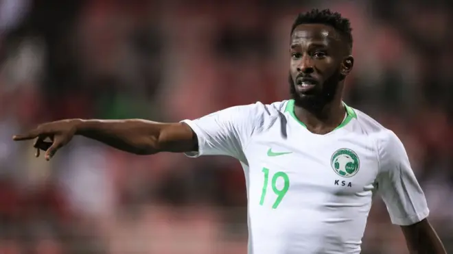 لاعب المنتخب السعودي فهد المولد