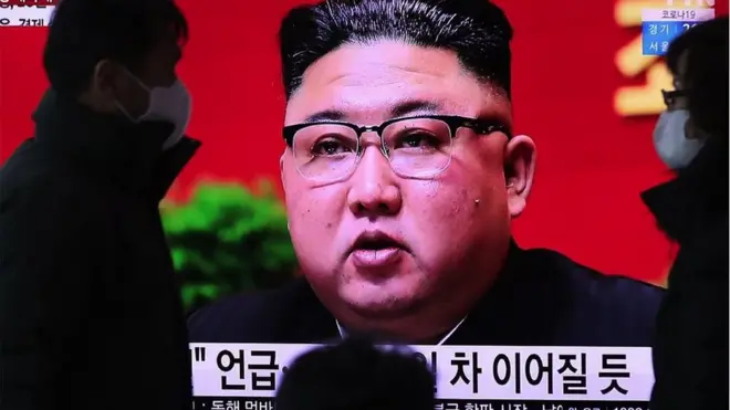 올 1월 노동당 제8차 당대회에 참석한 김정은 북한 국무위원장