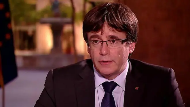 Il avait initialement prévu de s'exprimer lundi sur les conséquences du référendum d'autodétermination.