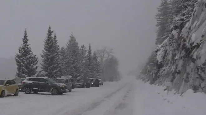 الثلوج تغطي كافة انحاء البلاد في النمسا