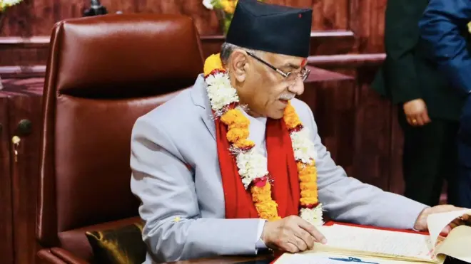 నేపాల్ కొత్త ప్రధానిగా ప్రచండ