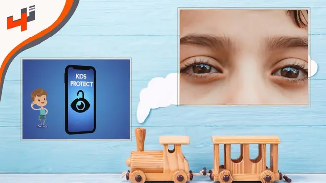 تطبيق يوفر خاصيات متععدة مثل إقفال الشاشة عندما يقلص الطفل المسافة بينه وبين الشاشة بهدف الحفاظ على سلامة الأطفال أثناء استخدامهم للهواتف الذكية.