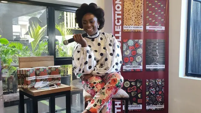 For di event she also ansa keshion about Kainene, one character for her book 'Half od a Yellow Sun'